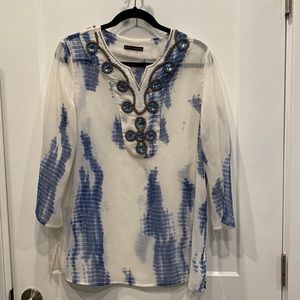 Chico’s tunic 3/4” sleeve top